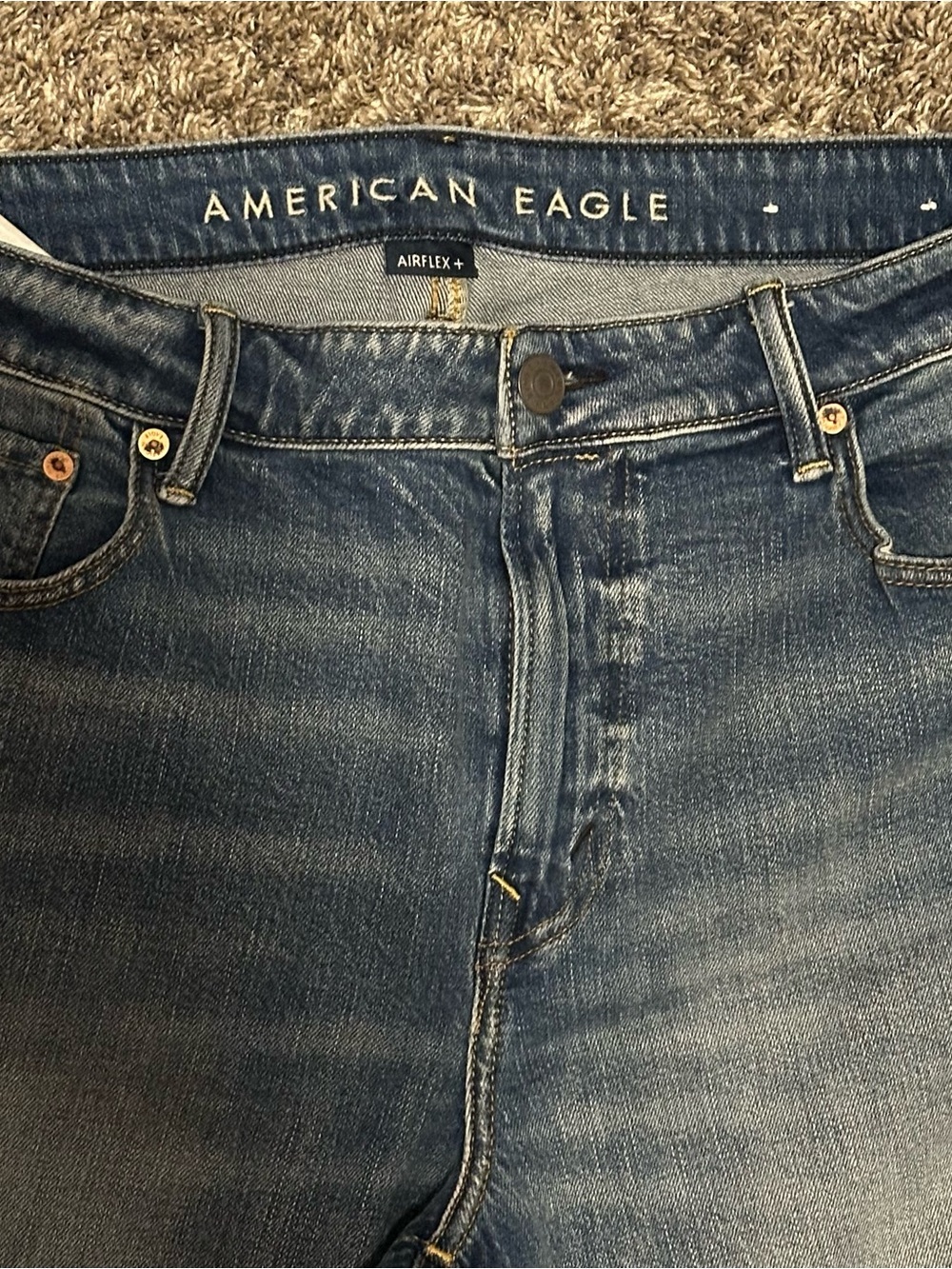 American Eagle Outfitters Men's Medium Blue Bootcut Jeans - Picture 3 of 11